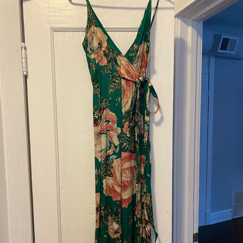 Free People Satin Jumpsuit